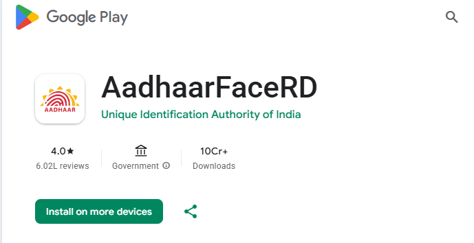 Aadhaar Face RD App