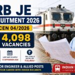 RRB JE Recruitment 2026 (CEN 04/2026)