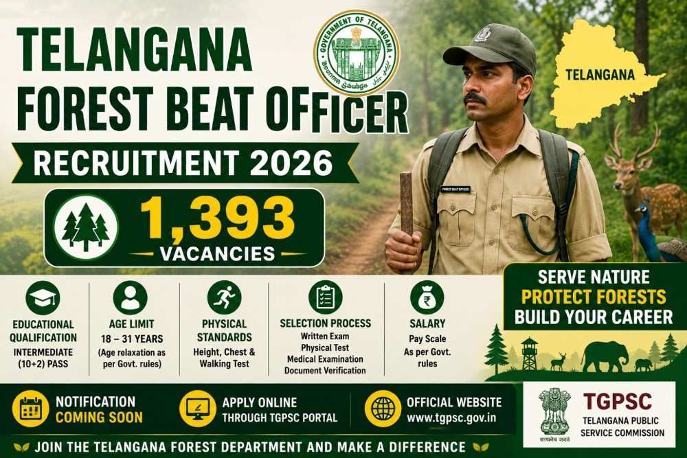 Telangana Forest Beat Officer Recruitment 2026