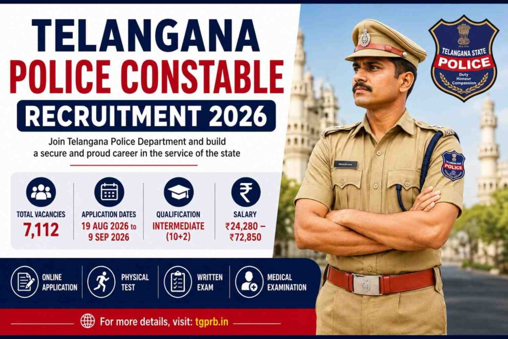 Telangana Police Constable Recruitment