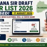 Telangana SIR Draft Voter List 2026