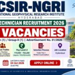 CSIR NGRI Technician Recruitment 2026