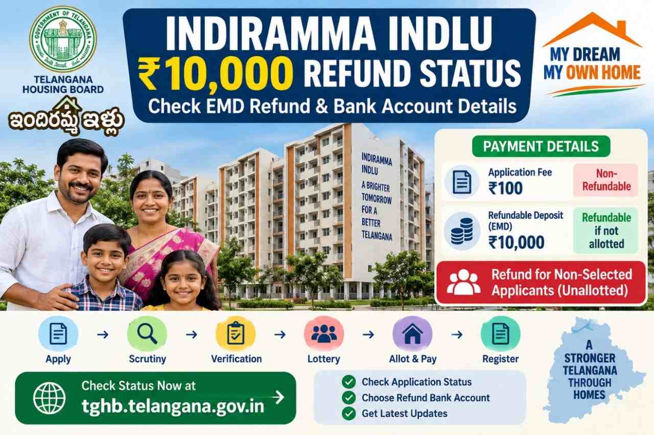Indiramma Indlu 10000 Refund Status