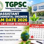 TGPSC Assistant Environmental Engineer Exam Date