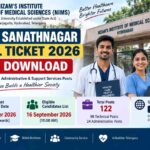 TIMS Sanathnagar Hall Ticket Download