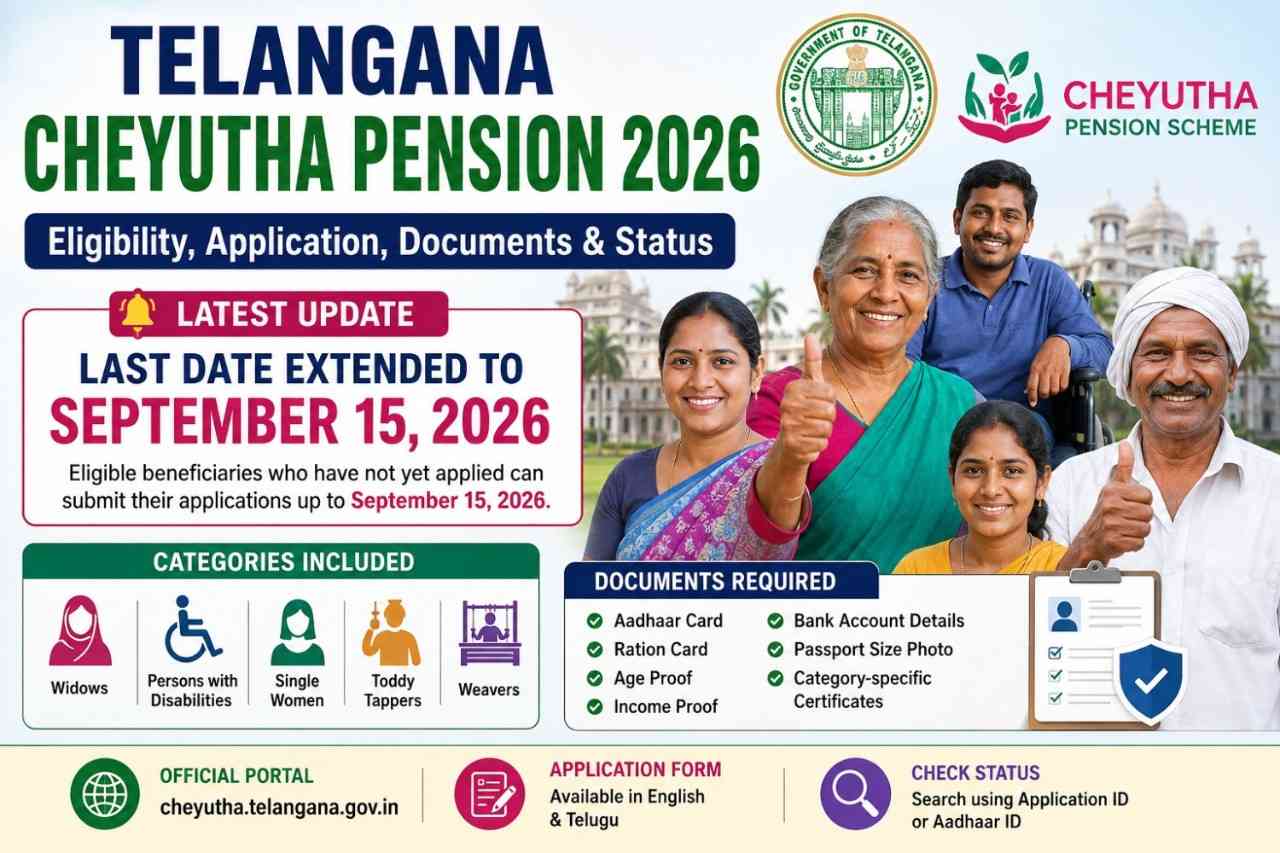 Telangana Cheyutha Pension 2026