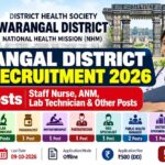 Warangal District NHM Recruitment 2026